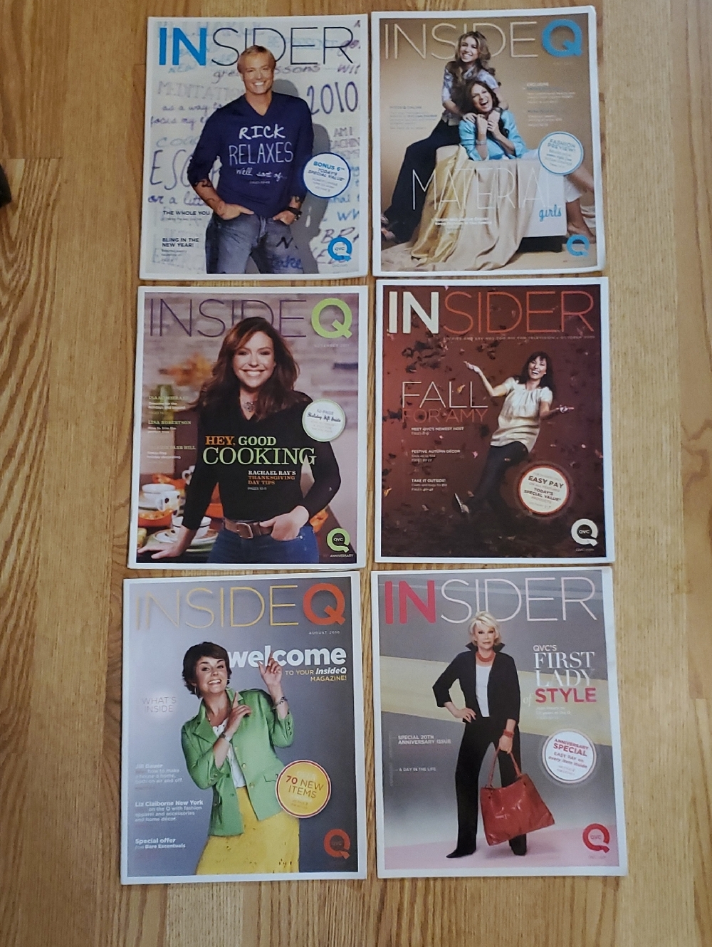 Set Of 12 Inside Q Magazines - Assorted Colors